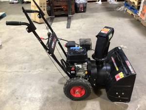 lot 32 image: Legend Force 26 in. Two-Stage Gas Snow Blower with Electric Start customer return see pictures