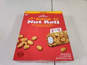 New Case of Pearson King Sized Salted Nut Rolls