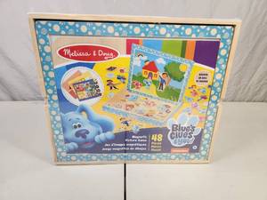 New Melissa and Doug Blues Clues 49 Piece Magnetic Picture Game