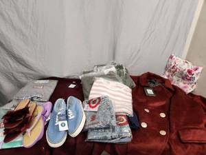 Assorted New Clothing and Shoes