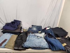 Large Assortment of New Adult Pants and Jeans