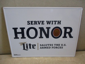 Miller Lite Metal Sign
