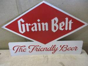 Grain Belt Metal Sign