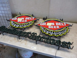 2 Grainbelt Nordeast LED Signs