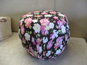 Flowered Footstool