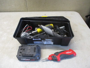 toolbox and tools