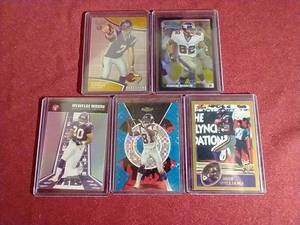 (5) Numbered Vikings Cards