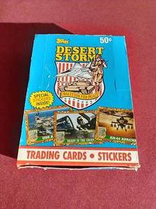 1991 Topps Desert Storm Cards - Unopened Wax Box