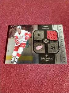 Chris Chelios Game Used Jersey Card