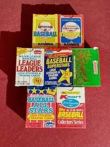 (7) Small Specialty Baseball Card Sets - Mostly 1980s