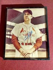Autographed & Framed Enos Slaughter 8x10 Photo