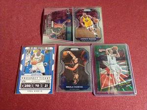 (5) Basketball Cards of Current Stars