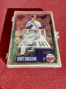 1995 Score Platinum Minnesota Twins Cards - 4,950 Sets