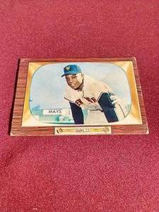1955 Bowman Willie Mays Card