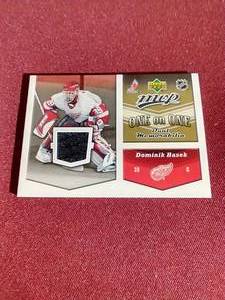 Dominik HasekTomas Vokoun Game Used Jersey Card