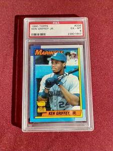 GradedSlabbed 1990 Topps Ken Griffey Jr. Rookie Cup Card