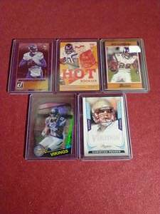 (5) Numbered Vikings Cards - 2 Are Under 50