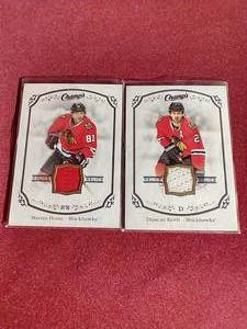 (2) Chicago Blackhawks Jersey Cards