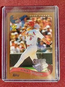 2002 Topps Albert Pujols Rookie Cup Card