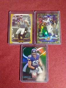 (3) Numbered Vikings Star Cards