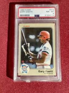 1983 Fleer Gary Gaetti - PSA8