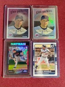 (4) Numbered Twins Cards - Popular Players