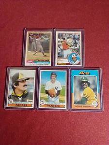 (5) Cards of Baseball HOFers