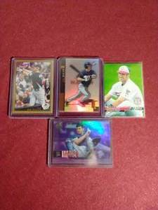 (4) Numbered Joe Mauer Cards