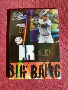Gary Sheffield Game Used Jersey Card - #d250