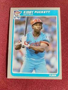 1985 Fleer Kirby Puckett Rookie Card