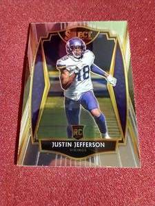 2020 Select Justin Jefferson Rookie Card