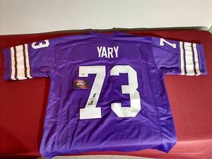 Autographed Ron Yary Vikings Jersey - WCOA