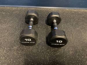Set of 10 LB Dumbbells