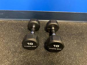 Set of 10 Lb Dumbbells