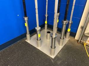 9 Space Barbell Rack