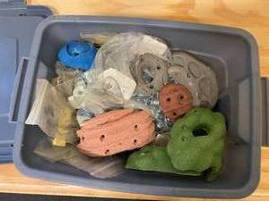 Lot of Climbing Pegs with Hooks