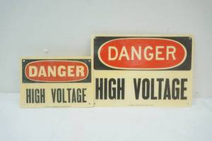 vintage brady company signs