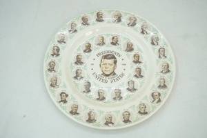 presidents decorative plate