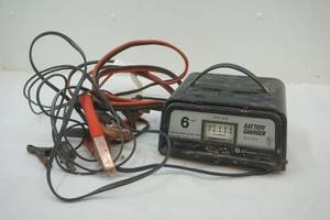 Schumacher battery charger, booster cables