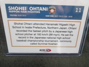 Custom Print  Shohei Ohtani Card...