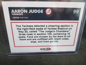 Custom Print Aaron Judge Card...