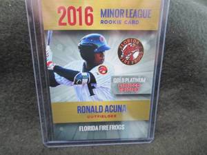 Custom Print  Ronald Acuna Card...