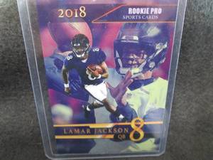 Custom Print Lamar Jackson Card...
