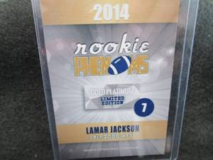 Custom Print  Lamar Jackson Card...