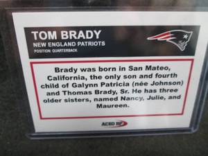 Custom Print  Tom Brady Card...