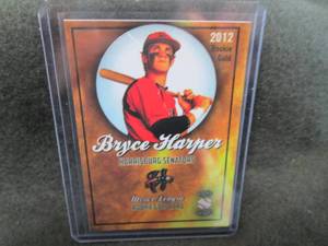 Custom Print  Bryce Harper Card...