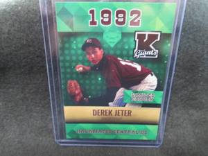 Custom Print  Derek Jeter Card...