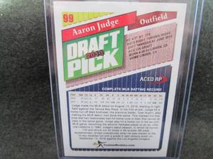 Custom Print  Aaron Judge Card...