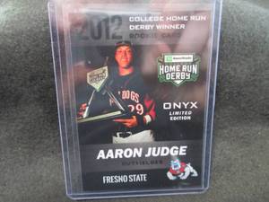 Custom Print  Aaron Judge Card...