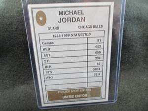 Custom Print  Michael Jordan Card...